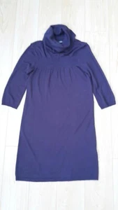 La Redoute purple knitted cowl neck jumper dress-cosy & comfy for autumn/winter - Picture 1 of 3