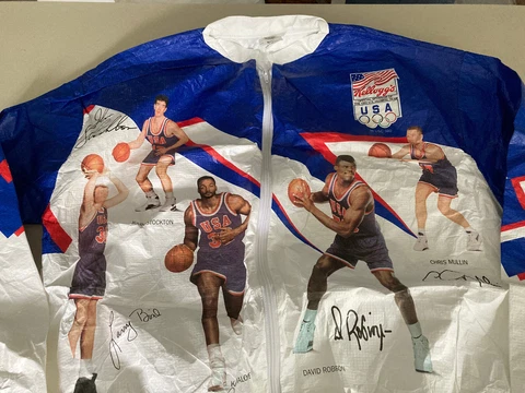 New Kellogg's 1992 Dream Team Basketball "paper" Jacket Cover