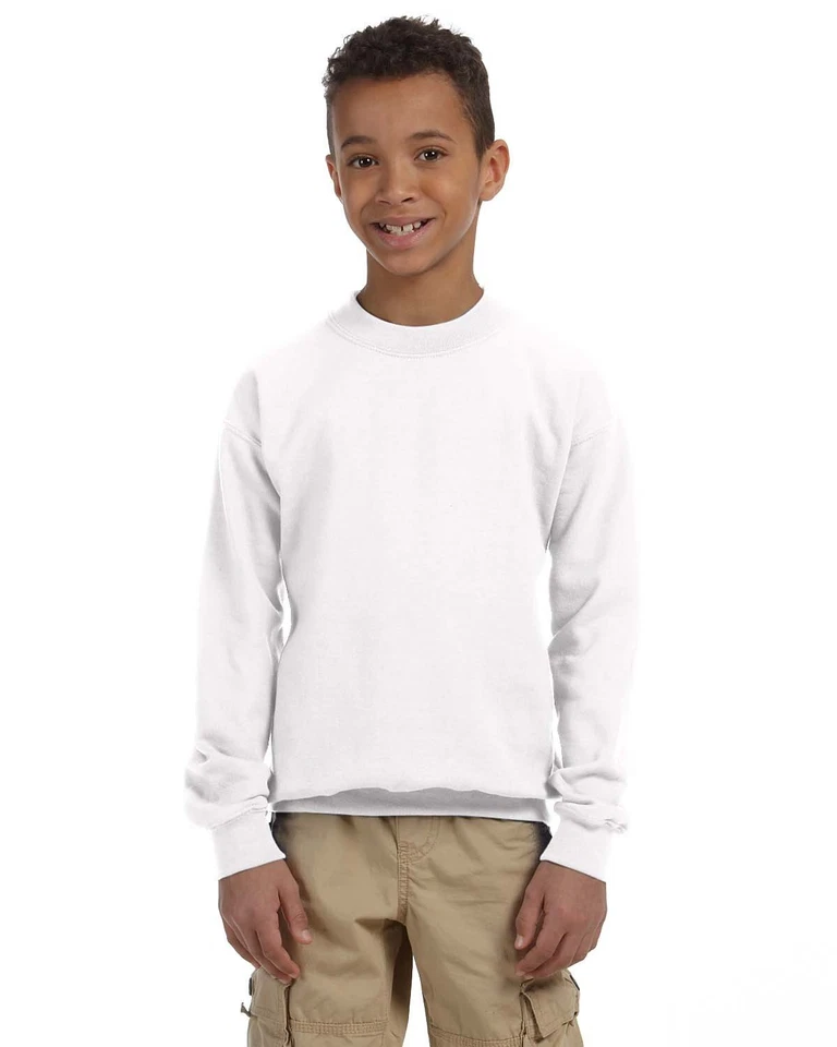 Gildan Youth Heavy Blend Fleece Crew - G180B - Image 1 of 1