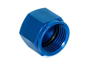 Verschlusskappe Dash 6 / -6 AN / JIC 6 Blau eloxiert - Bild 1 von 2