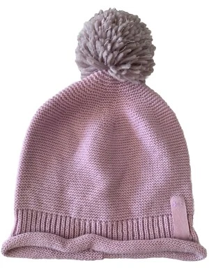 Under Armour Pink Knit Beanie Winter Fall Hat Pom Pom NWOT OS - Image 1 of 4