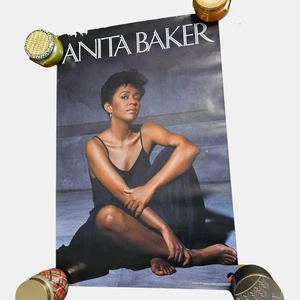 Póster promocional álbum Anita Baker Rapture 20x30 vintage 1986 Elektra Records funk - Imagen 1 de 9