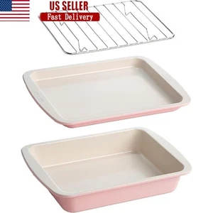 Juego de utensilios para hornear antiadherentes de acero al carbono bandeja para horno estante apto para lavavajillas nuevo - Imagen 1 de 8