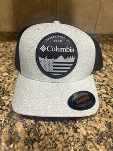 Sombrero de malla FlexFit marca Columbia Color: gris/negro Talla: L/XL (nuevo con etiquetas) - Imagen 1 de 10
