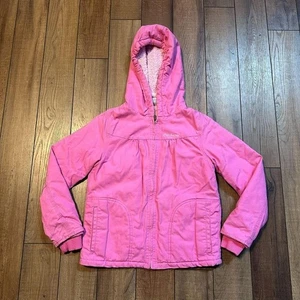 Carhartt Pink Hooded Jacket Coat size Girls XL-14 - Picture 1 of 5