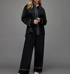 Top de pijama All Saints mujer Sofi mezcla de seda talla L precio de venta sugerido por el fabricante 139 GBP - Imagen 1 de 11