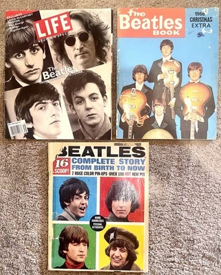 The Beatles Magazine Lot 3 – LIFE 1995 Book 1966 Scoop 16 - FREE TRACKED POST! - Image 1 of 4