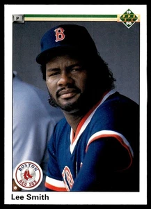 1990 Upper Deck Lee Smith Boston Red Sox #393 - Picture 1 of 2