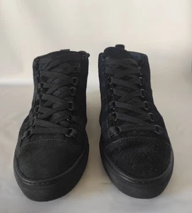 Balenciaga Paris Arena Black Suede High Tops Size EU 41 / US 8 - Bild 1 von 13
