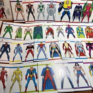 Riesiges Set mit 50! Marvel Bioblättern selten Vibrio Aron Marvel - Bild 1 von 4