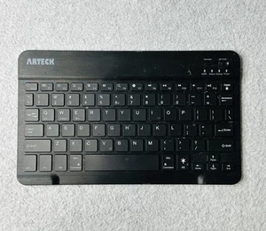 Arteck HB030B Universal Portable Wireless 7 Color Backlit Bluetooth Keyboard - Picture 1 of 6