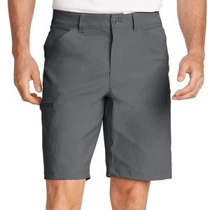 Eddie Bauer Men's Rainier Tech Short Gray Pick Size 40 New - Picture 1 of 4