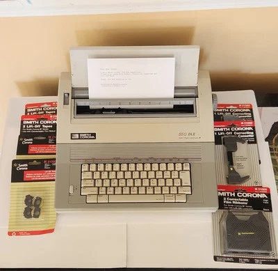 Smith Corona TypeWriter 350 DLE Spell Правильный Словарь - Протестирован - Изображение 1 из 4