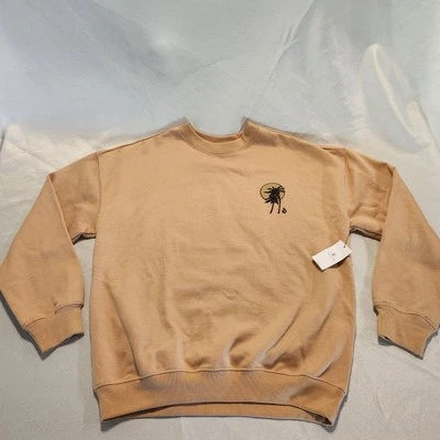 Volcom Stone Ex Boyfriend Sudadera Cuello Redondo Melocotón Suéter XS NUEVO CON ETIQUETAS Foto 1 de 4