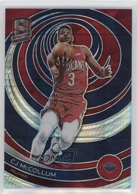 2022-23 Panini Spectra Asia Red Prizm CJ McCollum #33 - Image 1 of 2