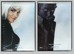Orig X2: X-MEN UNITED Advance Banner HALLE BERRY STORM Nightcrawler Alan Cumming - Picture 1 of 3