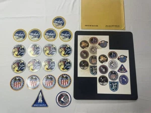 Vintage NASA Apollo Skylab Mission Stickers Original 70s + Complete Decal Sheets - Picture 1 of 4