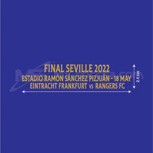 Final Seville 2022 UEFA EUROPA League Glasgow Rangers Match Details - Picture 1 of 5