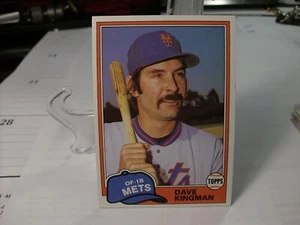 1981 Topps Traded  #781 - Dave Kingman - New York Mets   81-804 - Picture 1 of 2