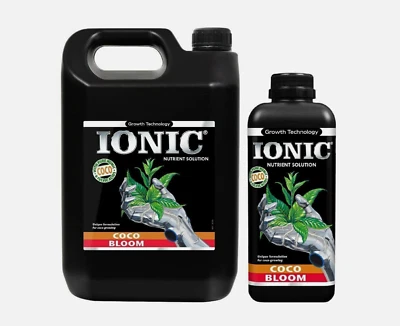IONIC Coco Bloom Nutrients Growth Enhancers Additives Growth Technology 1L 5L 20 - Image 1 of 3
