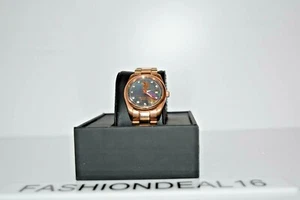 Nuevo polo de EE. UU. ASSN. Reloj Oro Rosa SS Stones Negro MOP USP5004RG 36 mm $205.00 - Imagen 1 de 4