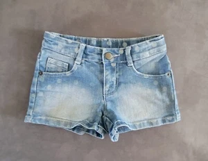 Girls "Crazy 8" Denim Jean Shorts Size 6 - Picture 1 of 6