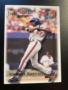 2001 Fleer Triple Crown Vladimir Guerrero Montreal Expos #2