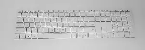 HP Wireless Keyboard (HSA-P003K) White Tested - NO DONGLE - Picture 1 of 4