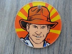 Llavero de plástico Indiana Jones Pinball tipo naranja - Imagen 1 de 1