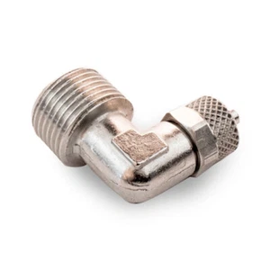 SNO-82081R-90 Snow Performance 3/8 NPT- 1/4 Quick Connect 90 Degree Fitting - Picture 1 of 1