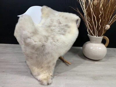 HOMEMADE Natural sheepskin Rug Beautiful Exquisite Pet Bed ETC Soft Big Pelt
