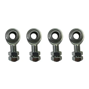 Universal Round 3/4" DD Steering Shaft Support Bearing Heim Joint Street Rod 4PC - Picture 1 of 7