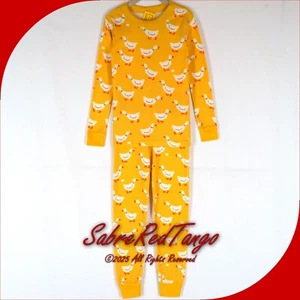 NWT HANNA ANDERSSON ORGANIC LONG JOHNS PAJAMAS MOTHER DUCK PRINT 110 5 - Picture 1 of 4