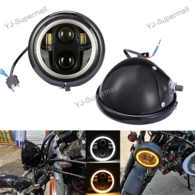 Faro LED 5,75 para Suzuki Intruder Volusia VS VL 700 800 1400 1500 Boulevard Foto 1 de 4