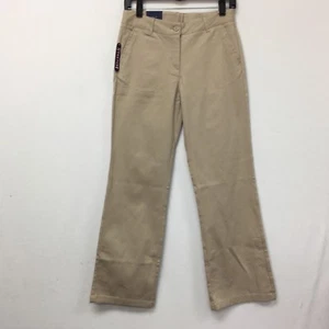 Izod Pants 16 Regular Khaki Easy Care Adjustable Waistband Waist NWT - Picture 1 of 4