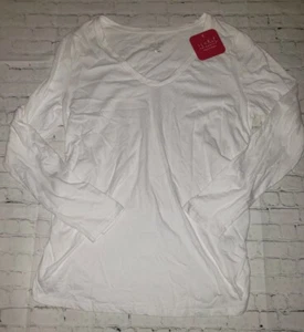 NWT White Long Sleeve Side Shirred Maternity T-Shirt - Isabel Maternity Size XXL - Picture 1 of 1