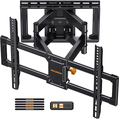 Full Motion TV Wall Mount w/ Dual Articulating Arms for 42-85" Tvs up to 132 Lbs - Image 1 of 4