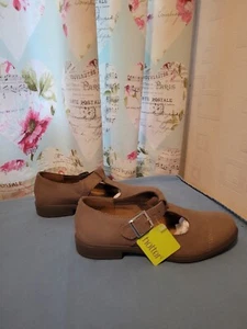 Hotter Wiltshire Truffle Nubuck Leather Shoes Uk 3 Standard width fitting - Picture 1 of 6
