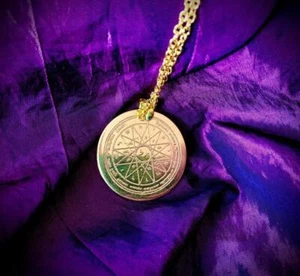 4th Pentacle of Mercury for Knowledge - Talisman Sigil Magick Occult Jewellery - Picture 1 of 2