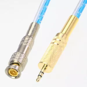 3.5mm 1/8" TRS Stereo male to BNC male SDI AV Monitor Decoder audio cable 1~16FT - Picture 1 of 4