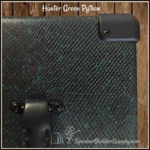 Hunter Green Snakeskin pattern tolex ~18" WIDTH (per yd) - Picture 1 of 1
