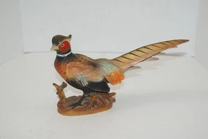 Vintage Inarco Ring Necked Pheasant Sculptures E736 Ceramic Painted Figurine - Picture 1 of 10