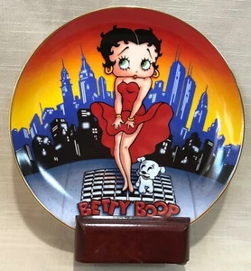 Betty Boop "Talk of the Town" 8" Plate Danbury Mint 1993 #A4092 Marilyn Monroe - Picture 1 of 4