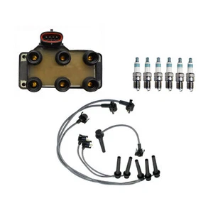 Denso Ignition Coil Wire Set 6 Iridium Power Spark Plugs Kit For Ford Mazda 2.5L - Picture 1 of 1