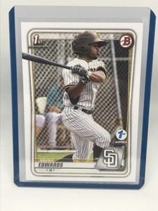 2020 Bowman 1st Edition #BFE-10 Xavier Edwards - San Diego Padres!