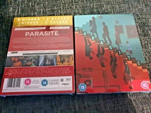 Parasite Blu-Ray UK SteelBook Korean with English subtitles New & Sealed-In Hand - Bild 1 von 4