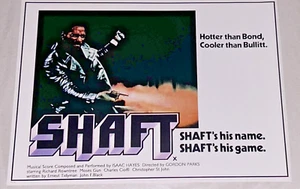 SHAFT Richard Roundtree Movie Poster - Picture 1 of 2
