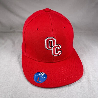 Olivet College 比赛帽男式大号棒球帽刺绣弹力运动 — 第 1/4 张图片