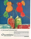 1961 ADVERTISING ADVERTISEMENT CHANTELAINE wool SINGER
