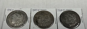 Lot 3 Morgan Dollar : 1887-O 1896-O 1900-O - Bild 1 von 2